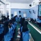 Para santri TPQ Masjid Raya Painan saat tampil pada Penilaian Didikan Subuh Berprestasi Tingkat Kecamatan Tahun 2026 yang digelar Minggu. (Foto: Dok. Naurah)