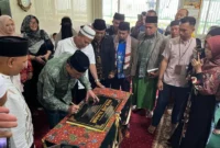 Wakil Wali Kota Padang Maigus Nasir meresmikan Masjid Ilham Koto Lalang, Jumat (9/1/2026). (Foto: Diskominfo Padang)