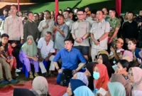 Presiden Prabowo Subianto menghabiskan malam pergantian Tahun Baru 2026 di lokasi terdampak bencana Tapsel. (Foto: BPMI Setpres)