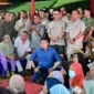 Presiden Prabowo Subianto menghabiskan malam pergantian Tahun Baru 2026 di lokasi terdampak bencana Tapsel. (Foto: BPMI Setpres)