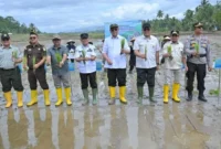 Pemprov Sumbar memulai rehabilitasi lahan pertanian di Nagari Salayo, Kecamatan Kubung, Kabupaten Solok, Kamis (15/1/2026). (Foto: ADPSB)