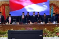 Suasana Rapat Paripurna Istimewa DPRD Pasbar dalam rangka peringatan Hari Jadi ke-22 Kabupaten Pasbar di Gedung DPRD setempat, Rabu (7/1). (Foto: Kominfo Pasbar)