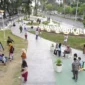 Taman Rimbo Kaluang kini tampil cantik dan lebih ramah anak setelah direvitalisasi pada 2025. (Foto: Diskominfo Padang)