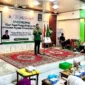 Wali Kota Padang, Fadly Amran menyampaikan sambutan saat Tasyakuran HAB ke-80 Kemenag di Aula Kantor Kemenag Padang, Kamis (8/1/2026). (Foto: Diskominfo Padang)