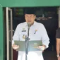 Wali Kota Pariaman Yota Balad memimpin upacara Hari Amal Bakti (HAB) ke-80 Kementerian Agama RI tingkat Kota Pariaman, Sabtu (3/1/2026). (Foto: Kominfo Pariaman)