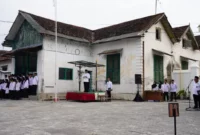Wujud gedung pertama Kementerian Agama di Yogyakarta dijadikan lokasi Upacara HAB ke-80, Sabtu (3/1/2026). (Foto: Kemenag/Rahadian Bagaskara)