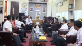 Bupati Dharmasraya Annisa Suci Ramadhani melakukan audiensi dengan Direktorat BUMD, BLUD, dan BMD Ditjen Bina Keuangan Daerah Kemendagri, di Jakarta, Kamis (5/2/2026). (Foto: Pemkab Dharmasraya)
