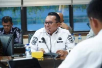 Bupati Tanah Datar, Eka Putra menghadiri rapat lanjutan pembangunan Jalan Tol Padang–Pekanbaru Seksi Bukittinggi–Sicincin di Gedung Bina Marga, Kementerian PU, Jakarta, Selasa (3/2/2026). (Foto: Prokopim Tanah Datar)