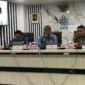 Bupati Pessel Hendrajoni memaparkan pembangunan Manajemen Talenta ASN di hadapan jajaran BKN, Kamis (12/2). (Foto: Pemkab Pessel)