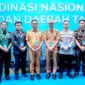 Bupati Solsel Khairunas bersama Wakil Bupati Yulian Efi, Ketua DPRD dan unsur Forkopimda menghadiri Rakornas Pemerintah Pusat dan Daerah Tahun 2026 di SICC, Kabupaten Bogor, Jawa Barat, Senin (2/2/2026). (Foto: Humas Pemkab Solsel)