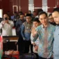 Wali Kota Padang, Fadly Amran saat kegiatan Business Matching Belanja Produk Dalam Negeri yang digelar di Ruang Bagindo Aziz Chan, Balai Kota Aia Pacah, Kamis (12/2/2026). (Foto: Prokopim Padang)
