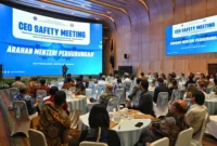 Menteri Perhubungan Dudy Purwagandhi dalam CEO Safety Meeting 2026 di Kantor Pusat Kemenhub, Jakarta, Rabu (25/2). (Foto: Kemenhub)