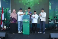 Gubernur Sumbar Mahyeldi menghadiri Dari Nagari Untuk Negeri (DAUN) Ramadan Fest 2026. (Foto: ADPSB)