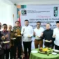 Wali Kota Padang, Fadly Amran menghadiri peringatan Dies Natalis ke-79 HMI yang digelar MW KAHMI Sumbar di Wisma Insan Cita HMI/KAHMI, Jumat (13/2/2026). (Foto: Prokopim Padang)