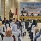 Direktur Jenderal Pengendalian Penyelenggaraan Haji dan Umrah Kemenhaj, Harun Al Rasyid memberikan arahan pada Diklat PPIH Kloter Embarkasi Padang 1447 H/2026 M, Kamis (5/2/2026). (Foto: Kemenhaj)