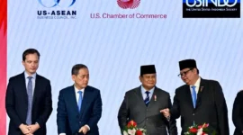 Acara US-Indonesia Business Summit 2026 (Forum Bisnis RI-AS 2026) di Washington D.C, Rabu (18/2). (Foto: Kemenko Perekonomian)