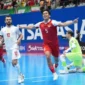 Pemain futsal Indonesia merayakan gol pada laga final Piala Asia Futsal 2026. (Foto: Herry/Kemenpora.go.id)