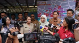 Kementerian PKP mulai melaksanakan Program Gentengisasi di kawasan padat penduduk Menteng Tenggulun, Jakarta Pusat. (Foto: Kementerian PKP)