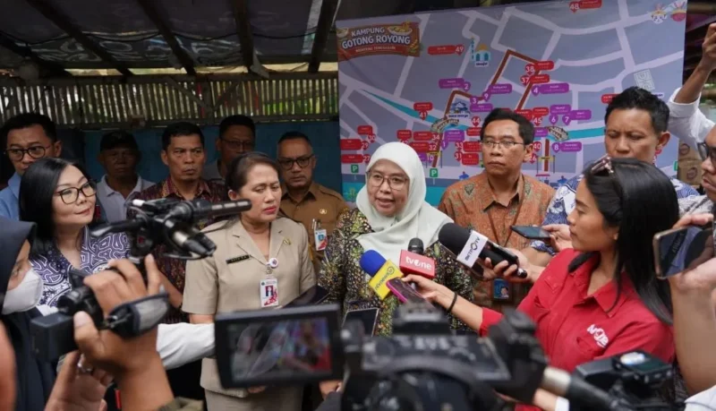 Kementerian PKP mulai melaksanakan Program Gentengisasi di kawasan padat penduduk Menteng Tenggulun, Jakarta Pusat. (Foto: Kementerian PKP)