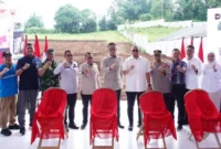 Groundbreaking Huntap Danantara di Kecamatan Rambatan, Kabupaten Tanah Datar, resmi dimulai, Kamis (19/2/2026). (Foto: Prokopim Tanah Datar)