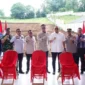 Groundbreaking Huntap Danantara di Kecamatan Rambatan, Kabupaten Tanah Datar, resmi dimulai, Kamis (19/2/2026). (Foto: Prokopim Tanah Datar)