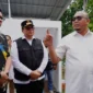Wakil Ketua Komisi VI DPR RI Andre Rosiade didampingi Wabup Tanah Datar Ahmad Fadly meninjau pembangunan Huntara di Nagari Guguak Malalo, Kecamatan Batipuh Selatan, Sabtu (31/1/2026). (Foto: Prokopim Tanah Datar)