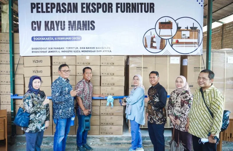 CV Kayu Manis asal Bantul mengekspor enam kontainer produk ke empat negara. (Foto: Kemenperin)