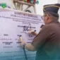 Kejari Padang Panjang mencanangkan Pembangunan Zona Integritas menuju WBK dan WBBM, Selasa (10/2/2025). (Foto: Kominfo Padang Panjang)