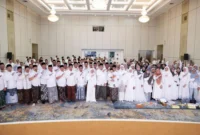 Kementerian Haji dan Umrah RI menyelenggarakan buka puasa bersama di Auditorium H.M. Rasjidi, Kantor Kemenhaj RI, Jakarta, Rabu (25/2/2025). (Foto: Kemenhaj)