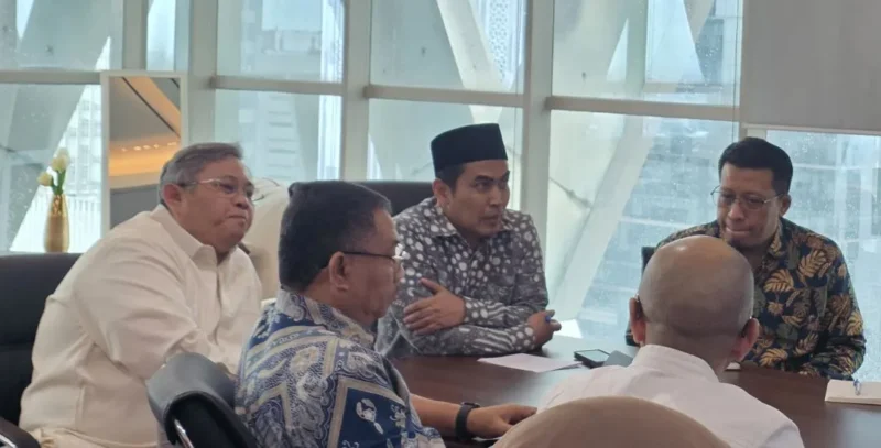 Direktorat Jenderal PE2HU Kemenhaj menerima kunjungan Sekretaris Kementerian Pariwisata di kantor pusat Jakarta, Jumat (20/2). (Foto: Kemenhaj)
