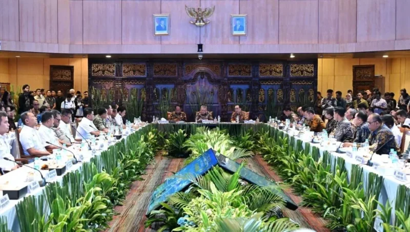 Kementerian Perhubungan (Kemenhub) menggelar Rapat Koordinasi Persiapan Penyelenggaraan Angkutan Lebaran 2026 di Kantor Pusat Kemenhub, Jakarta. (Foto: Kemenhub)