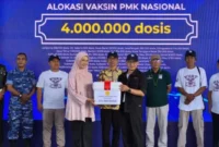 Kementerian Pertanian (Kementan) menggelontorkan 151 ribu dosis vaksin ke Jawa Barat untuk melindungi populasi ternak dan menekan risiko penularan PMK. (Foto: Kementan)