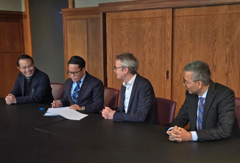 Penandatanganan Lol antara Kemenag dan Leiden University. (Foto: Kemenag)