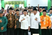 Wakil Wali Kota Padang Maigus Nasir membuka kegiatan Pembinaan dan Penguatan Kepengurusan Masjid Tingkat Kota Padang di Aula Kantor Kemenag Padang, Rabu (11/2/2026). (Foto: Prokopim Padang)
