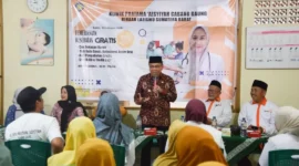 Wakil Wali Kota Padang Maigus Nasir mengapresiasi hadirnya Klinik Pratama Aisyiyah Gaung, Kamis (12/2/2026). (Foto: Prokopim Padang)
