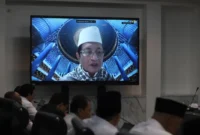 Menag Nasaruddin Umar dalam wawancara bersama TVOne terkait dinamika penentuan awal puasa Ramadan 1447 H. (Foto: Ist/Kemenag)