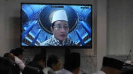 Menag Nasaruddin Umar dalam wawancara bersama TVOne terkait dinamika penentuan awal puasa Ramadan 1447 H. (Foto: Ist/Kemenag)