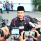 Mensos Saifullah Yusuf (Gus Ipul) memberikan keterangan usai menghadiri pertemuan tokoh organisasi kemasyarakatan Islam dengan Presiden Prabowo Subianto di Istana Kepresidenan, Selasa (3/2/2026). (Foto: Kemensos)