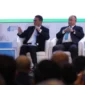 Mentan Andi Amran Sulaiman memaparkan strategi swasembada pangan di hadapan pelaku usaha dan ekonom dalam Indonesia Economic Outlook 2026, di Wisma Danantara Indonesia, Jakarta, Jumat (13/2). (Foto: Kementan)