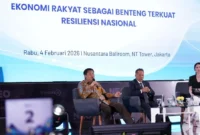 Menteri PKP Maruarar Sirait dalam forum Nusantara Economic Outlook 2026, Rabu (4/2/2026). (Foto: Kementerian PKP)