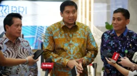 Menteri PKP, Maruarar Sirait melakukan pertemuan dengan Direktur Utama BRI, Hery Gunardi di Kantor Pusat BRI, Jakarta, Rabu (4/2/2026). (Foto: Kementerian PKP)