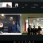 Wakil Menteri Perdagangan Dyah Roro Esti Widya Putri menyaksikan secara daring penandatanganan MoU antara Aurelium Global Talent GmbH dan PT Tenriawaru Elite Internasional, Selasa (25/2). (Foto: Kemendag)