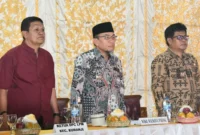 Wakil Wali Kota Padang, Maigus Nasir membuka Musrenbang RKPD Tahun 2027 tingkat Kecamatan Kuranji di Gedung Serbaguna Serumpun, Kelurahan Kuranji, Kamis (5/2/2026). (Foto: Prokopim Padang)