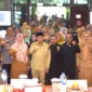 Wakil Wali Kota Padang Maigus Nasir membuka Musrenbang Kecamatan Luki Tahun 2027 di Gedung Serba Guna (GSG) PT Semen Padang, Senin (9/2/2026). (Foto: Prokopim Padang)