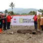 PMI Jakarta Selatan membangun huntap atau Rumah Tumbuh bagi penyintas bencana hidrometeorologi di Kecamatan Malalak, Kabupaten Agam, Sumbar. (Foto: Tiyo Surya Sakti)