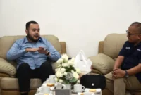 Wali Kota Padang Fadly Amran menerima kunjungan jajaran pimpinan BUMN PT Inalum di Kediaman Resminya, Rabu (18/2/2026). (Foto: Prokopim Padang)