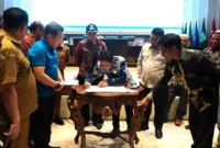 Ditjen Perkebunan Kementerian Pertanian bersama tim provinsi akan melaksanakan penilaian kepatuhan usaha perkebunan PT TKA. (Foto: Pemkab Dharmasraya)
