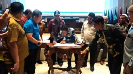 Ditjen Perkebunan Kementerian Pertanian bersama tim provinsi akan melaksanakan penilaian kepatuhan usaha perkebunan PT TKA. (Foto: Pemkab Dharmasraya)