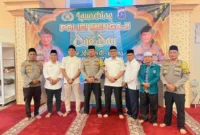 Polres Pasbar resmi meluncurkan program kerohanian Polisi Mengaji: One Day One Khatam Al-Qur’an untuk mengisi Ramadan 1447 Hijriah/2026 Masehi. (Foto: Diskominfo Pasbar)