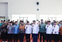 Wali Kota Padang, Fadly Amran membuka Raker LPTQ Tingkat Kota Padang di Ruang Bagindo Aziz Chan, Balai Kota Padang, Aie Pacah, Sabtu (14/2/2026). (Foto: Prokopim Padang)